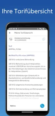 Allianz Gesundheits-App android App screenshot 1